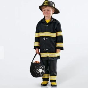 Pottery Barn Toddler Kids Fire Fighter Halloween Costume